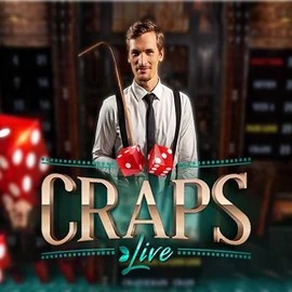 Live Craps slot visual from Evolution available on betmatchcasino.org