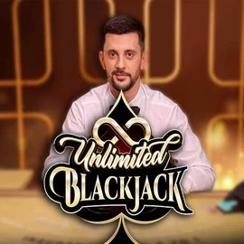 Unlimited Blackjack logo by Ezugi Betmatch Casino